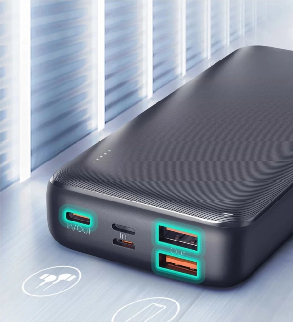 Powerbank Aukey, 20000mAh, charge rapide