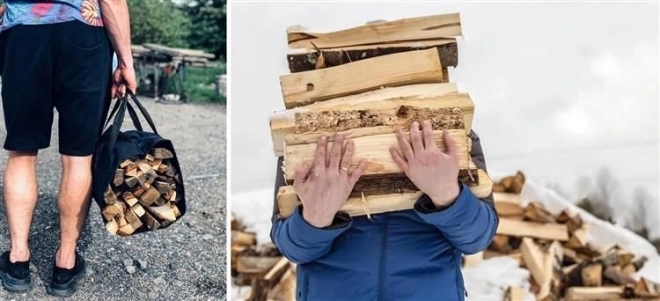 Sac pour le bois