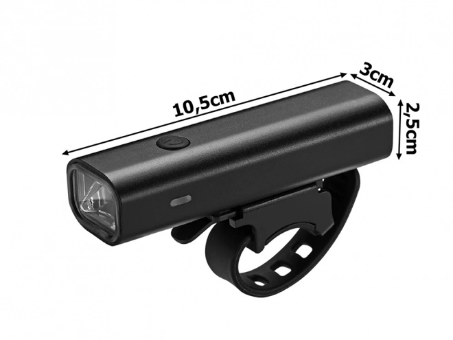 Lumière avant LED étanche pour vélo avec batterie rechargeable