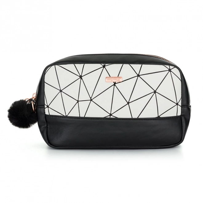 Trousse cosmétique Emily noir et blanc