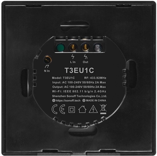 Commande tactile et RF 433 MHz