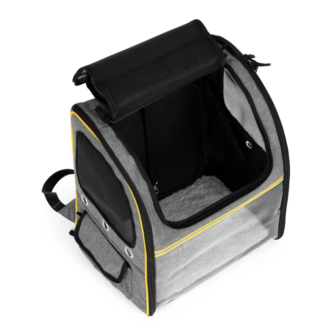 Grand, résistant, sac à dos pliable pour le transport de chats et de chiens