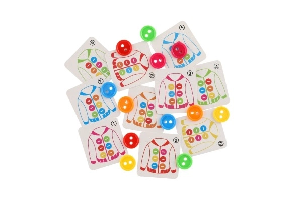 Jouet éducatif pour coudre des boutons et tresser des cordes