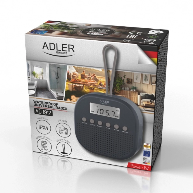 Radio FM étanche ADLER