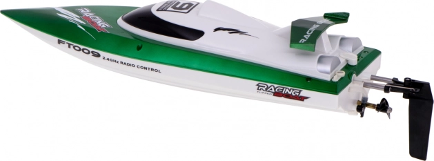 Bateau à moteur RC FT009 2,4 GHz – Vert