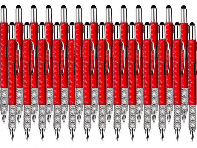 Stylo multifonction multitool 6 en 1 avec niveau à bulle