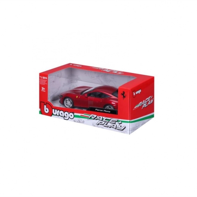 Bburago Ferrari Roma modèle réduit rouge 1:24