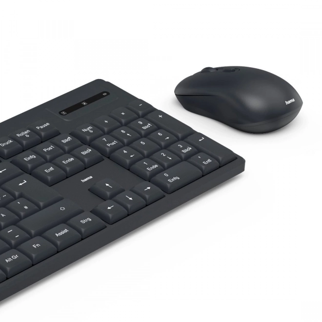Clavier et souris sans fil Hama WKM-200 noir