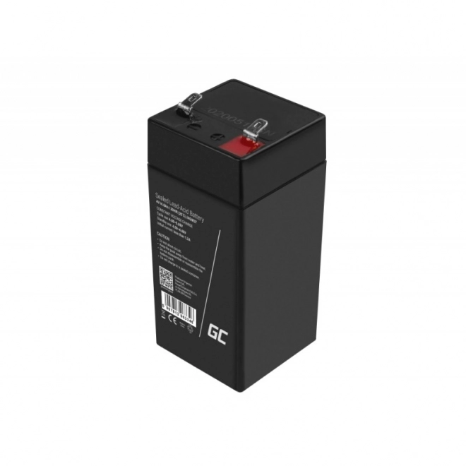 Batterie AGM VRLA Green Cell AGM37 4V 4Ah sans entretien (pour alarme, caisse, jouet)