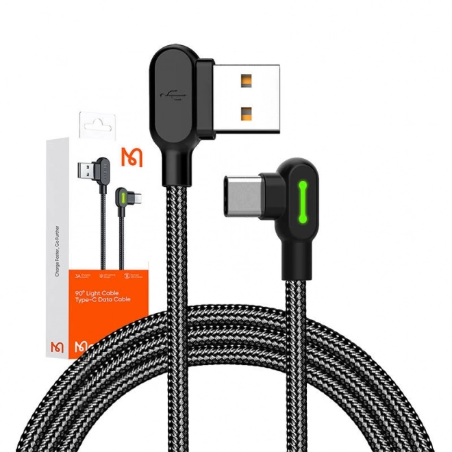 Câble USB vers USB-C Mcdodo CA-5280 LED, 3 m (noir)