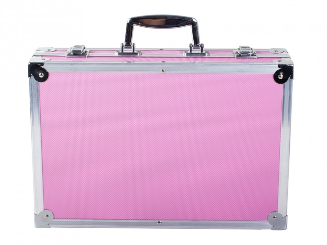 Ensemble artistique créatif rose 145 pcs dans une valise