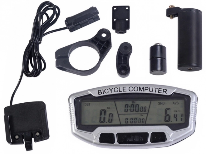 Cycloordinateur étanche avec écran LCD et 28 fonctions