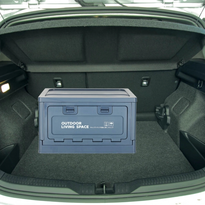 Boîte de camping - caisse pliante 25l bleu
