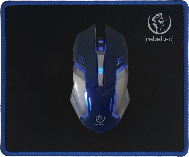 Souris gaming ergonomique et tapis glissant