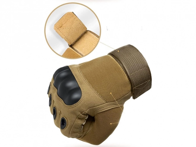 Gants tactiques XL avec protection des articulations