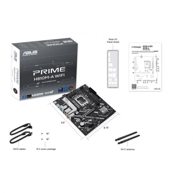 Carte mère ASUS PRIME H810M-A WiFi mATX avec USB-C et DDR5