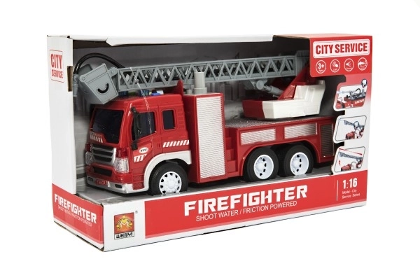 Camion de pompiers avec son et lumière
