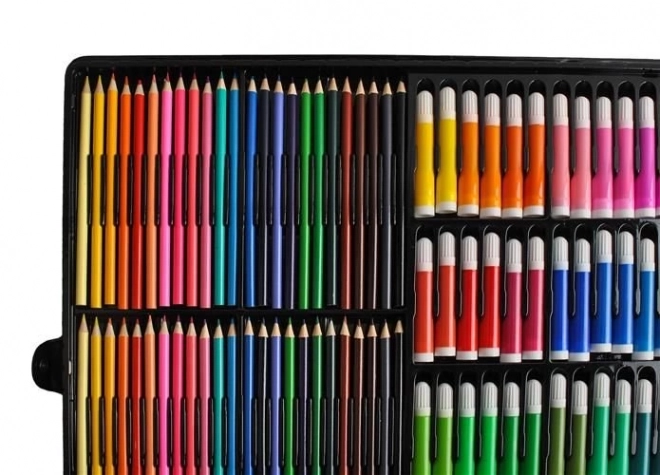 Ensemble de peinture et de dessin dans une mallette 288 pièces