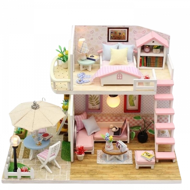 Design à deux niveaux avec mini-mobilier