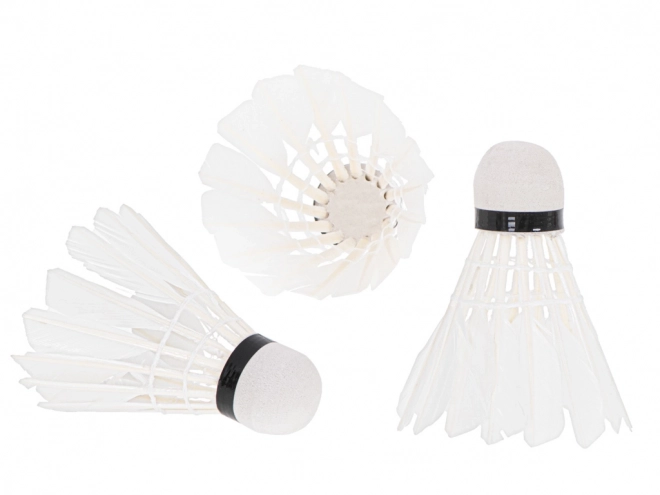 Volants de badminton en plumes - ensemble de 3 pièces