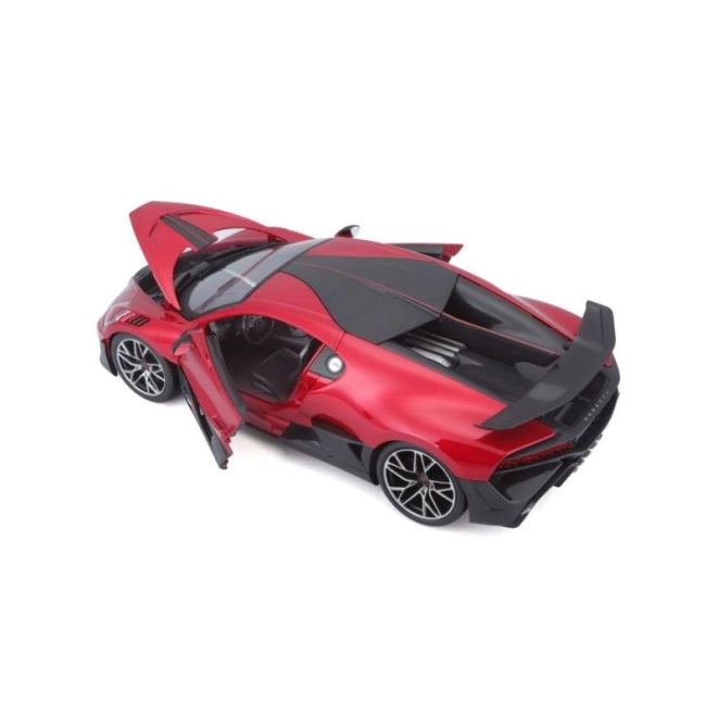 Modèle Bburago Bugatti Divo rouge 1:18