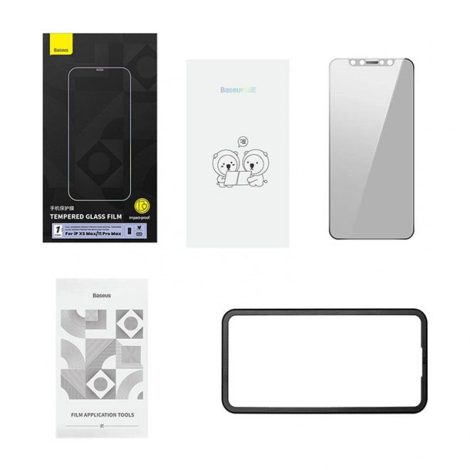 Verre trempé Baseus pour iPhone XS Max/11 Pro Max