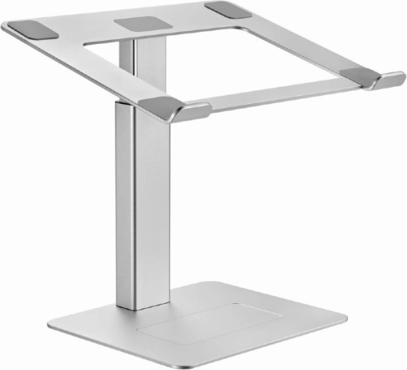 Support pour ordinateur portable 15,6'' à hauteur réglable, argenté