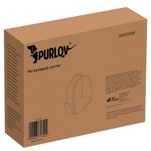 Sac à dos Purlov pour chat/chien 23309