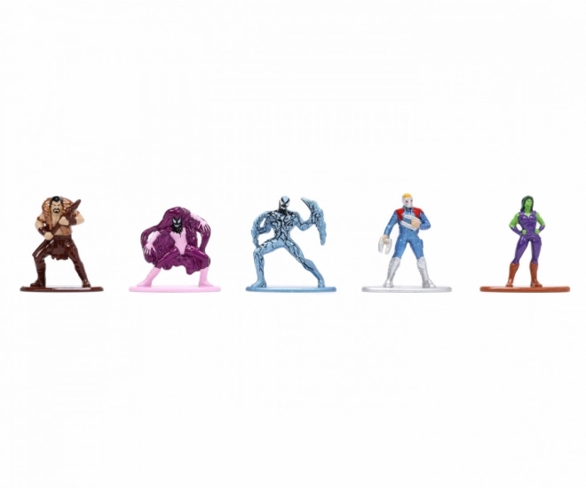 Figurines de collection Nano en métal de Marvel 20 pièces