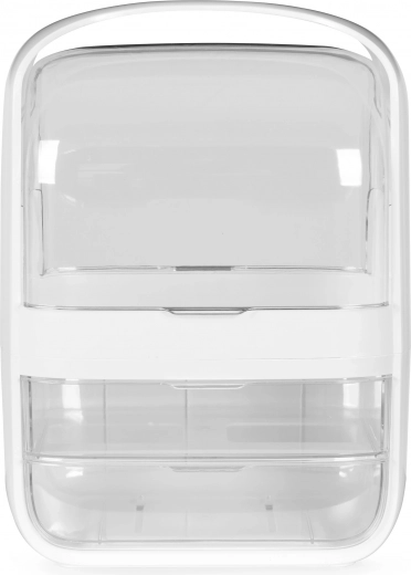 Compartiment supérieur spacieux avec couvercle transparent