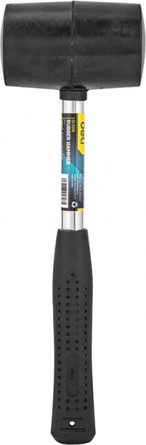 Marteau en caoutchouc Deli Tools noir/argent