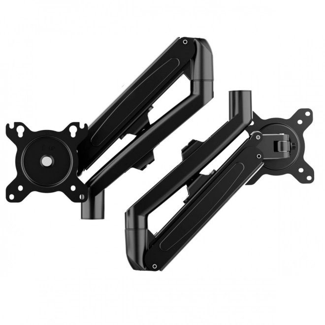 Double support pour moniteurs Maclean pour un environnement de travail ergonomique