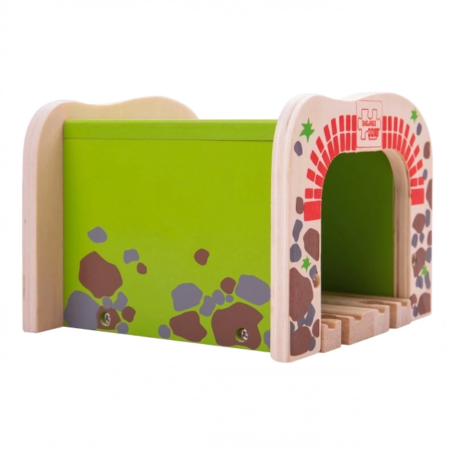 Bigjigs Rail Tunnel ferroviaire double
