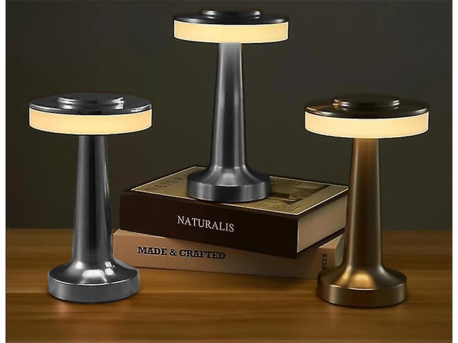 Lampe de chevet tactile 3 étapes pour chambre sans fil