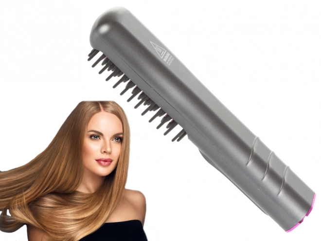 Brosse lissante 2 en 1 fer à lisser sans fil électrique