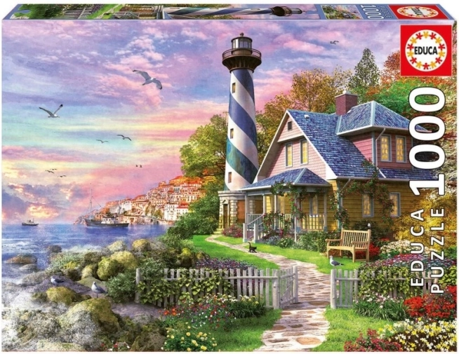 Educa Puzzle Phare dans la Baie de Corail - 1000 pièces