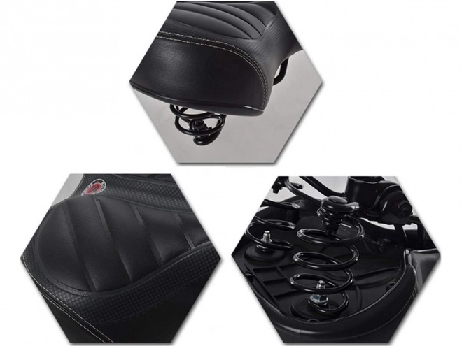 Selle de vélo confortable et douce avec ressorts en mousse
