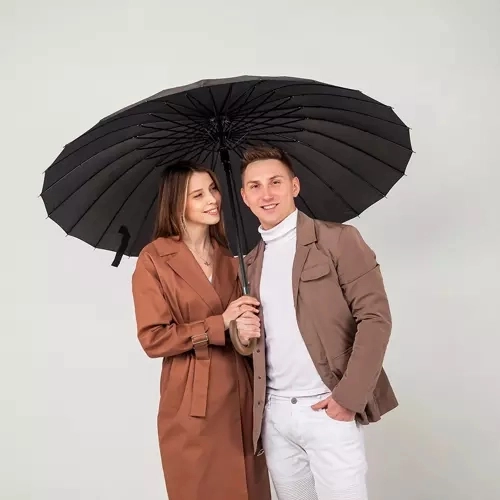 Parapluie 24 baleines - noir