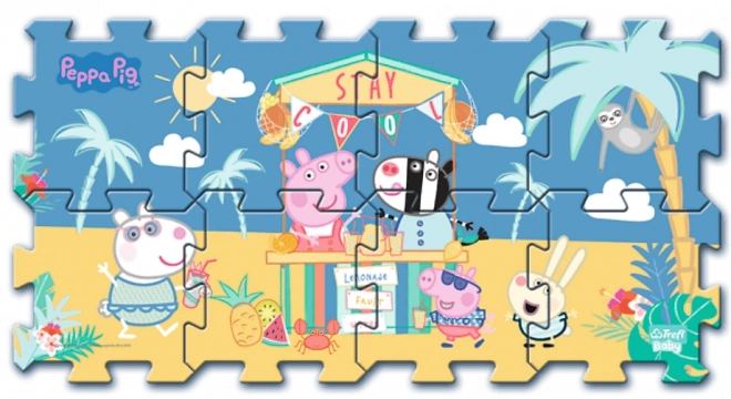 Puzzle en mousse Peppa Pig 8 pcs