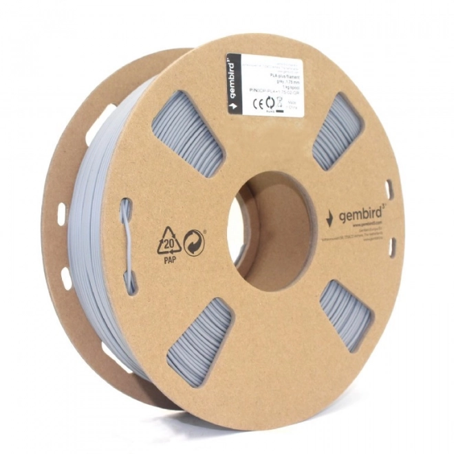 Filament pour imprimante 3D Pro PLA 1,75 mm gris 1kg