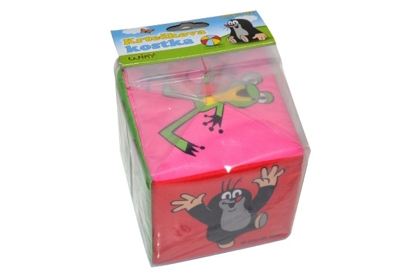 Cube textile Krtek 10 cm