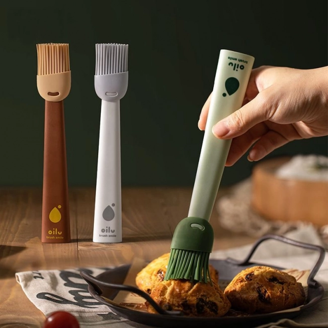 Brosse en silicone pour gâteaux, viande - vert