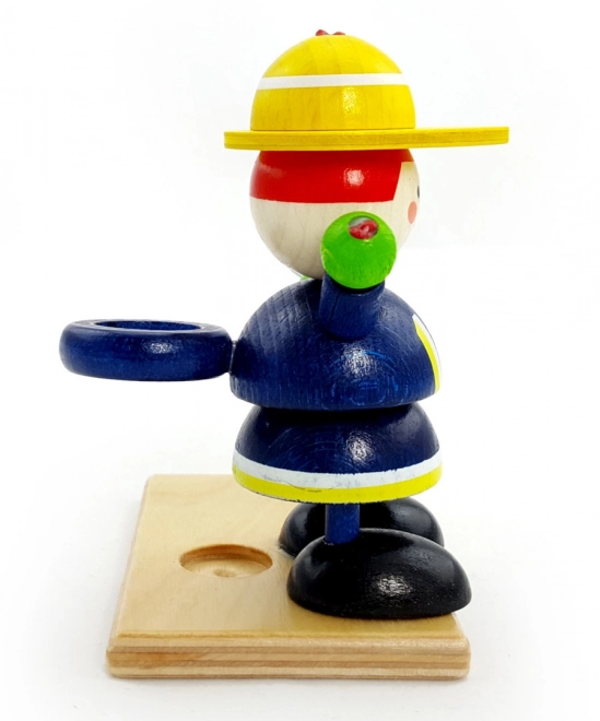Sablier avec figurine de pompier pour enfants