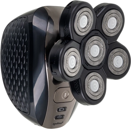 Rasage doux et rapide avec 6 têtes rotatives