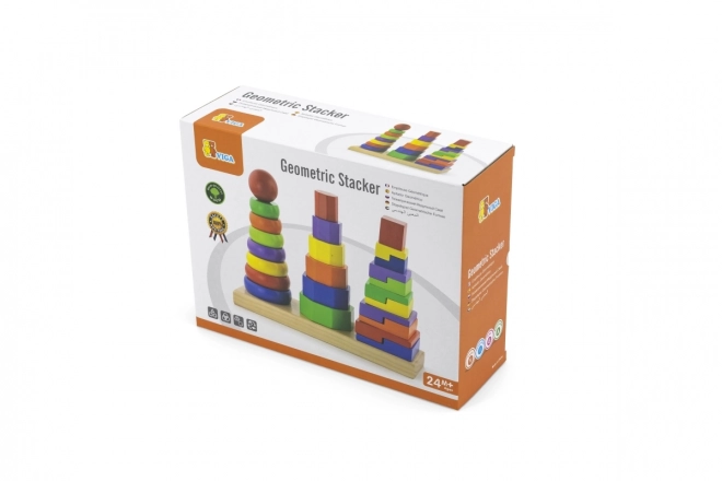 Puzzle en bois pyramide