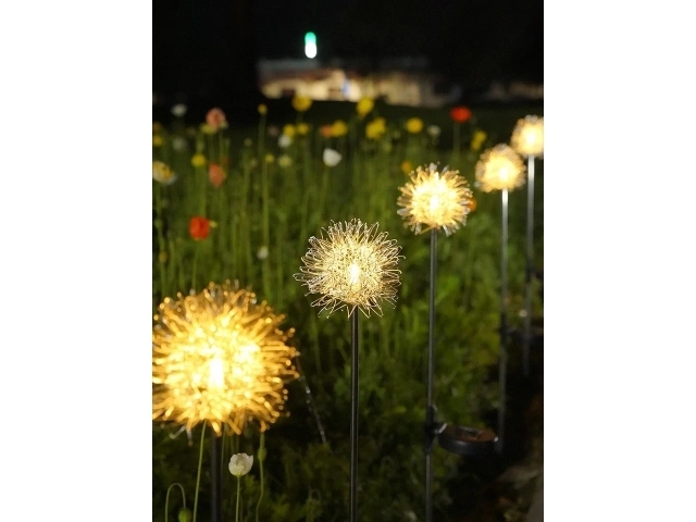 Lampe LED de jardin solaire en forme d'arbre - 2 pièces