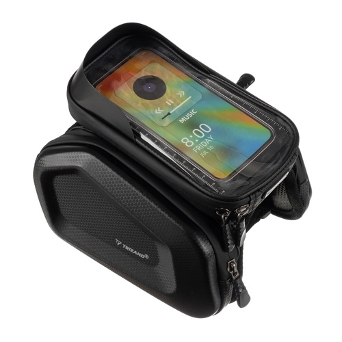 Sacoche de cyclisme pour téléphone avec étui étanche et pare-soleil