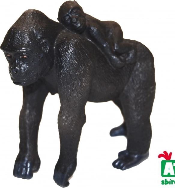 Gorille et petit 7 cm