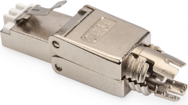 Connecteur RJ45 de terrain DIGITUS Cat 6A, blindé, sans outil, PoE++, 10GbE