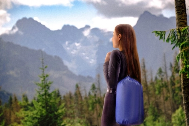 Sac de couchage léger avec capuche Trizand pour une utilisation en extérieur